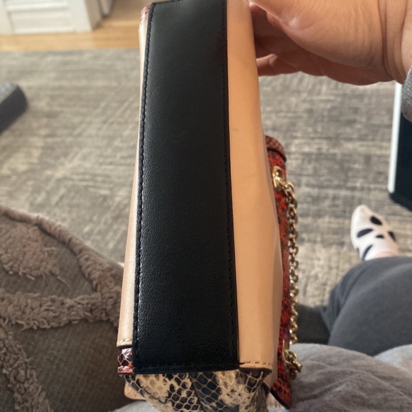 Diane Von Furstenberg DVF MINI Chained bag item #440 mini snake and leather - Picture 5 of 7